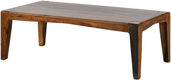 Couchtisch Sheesham 120x60x40 dunkelbraun lackiert ANCONA #203