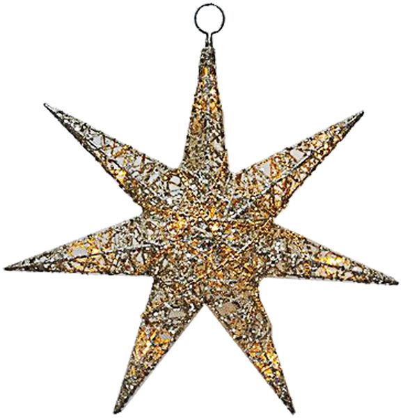 LED Weihnachtsstern, Deko Hängeleuchte, Höhe 30 cm