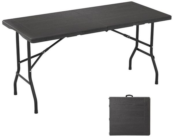 KOMFOTTEU Campingtisch, Gartentisch Buffettisch klappbar, für 4-6 Personen