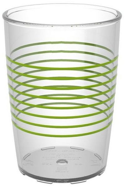 Ornamin Schnabelbecher mit Antirutsch-Trick Blume/Ringe mit Schnabelaufsatz/Trinkaufsatz, 1-tlg, SAN, Trinkhilfe l Alltagshilfe l BPA-frei l Made in Germany