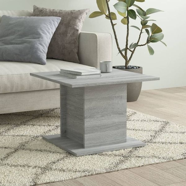 vidaXL Couchtisch Grau Sonoma 55,5x55,5x40 cm Holzwerkstoff 813096