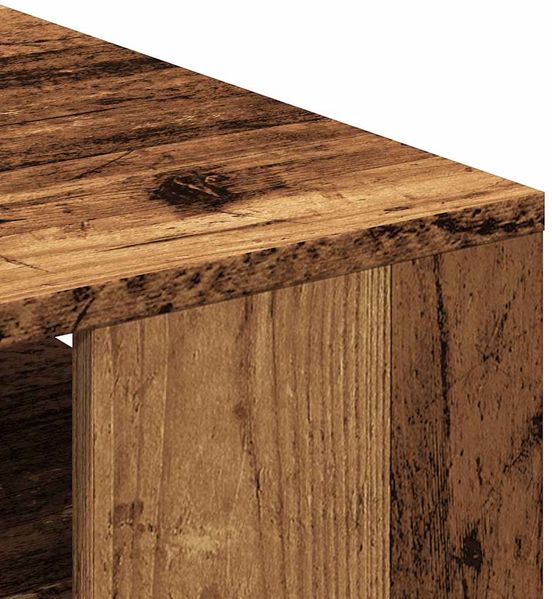 vidaXL Couchtisch Altholz-Optik 55x55x42 cm Holzwerkstoff 856802 Bild 7