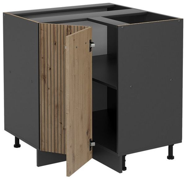 Eckunterschrank R-Line Artisan-Eiche 75.6 cm ohne Arbeitsplatte Vicco Bild 3