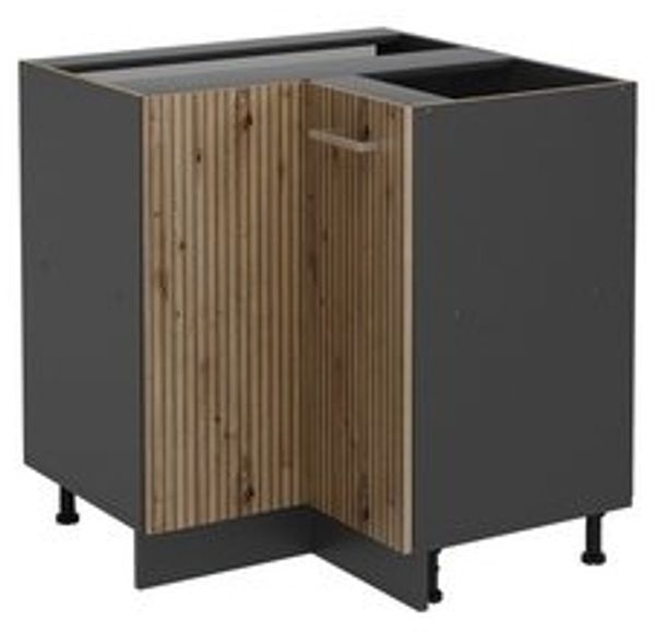 Eckunterschrank R-Line Artisan-Eiche 75.6 cm ohne Arbeitsplatte Vicco Bild 6