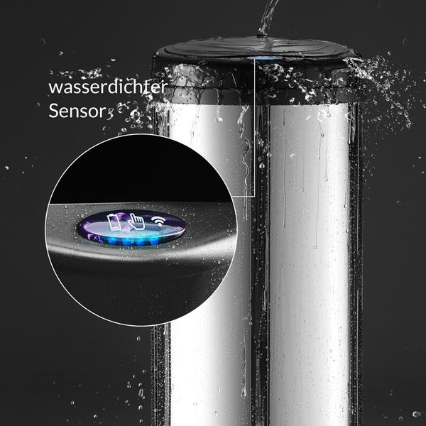 MONZANA® Sensormülleimer XXL silber 50L