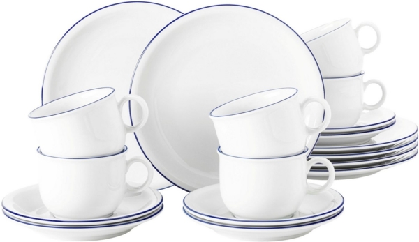 Seltmann Weiden Compact Blaurand Kaffeeservice 18-teilig