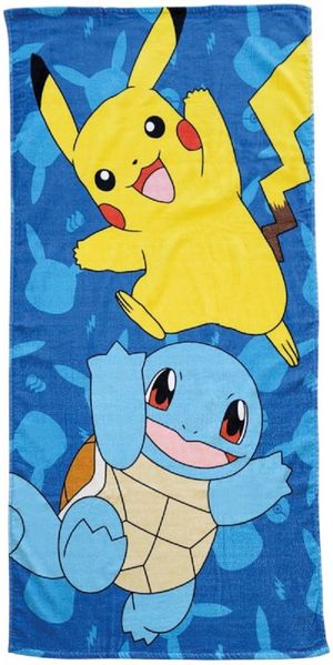 Pokémon Handtuch 70x140 cm Baumwolle weich Badetuch saugfähig Duschtuch