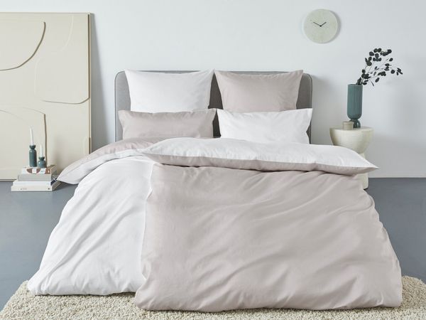 OTTO home Bettwäsche Mila2, Mako-Satin, 2 teilig, Mako-Satin aus 100% Baumwolle, Größe ab 135x200 cm