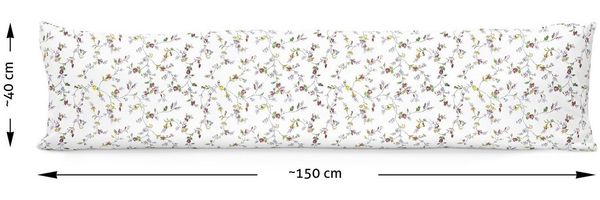 Amilian Seitenschläferkissen 150 cm x 40 cm (Made in EU), Stillkissen, Lagerungskissen, Schwangerschaftskissen zum Schlafen, Pregnancy Pillow, Lagerungskissen mit Bezug