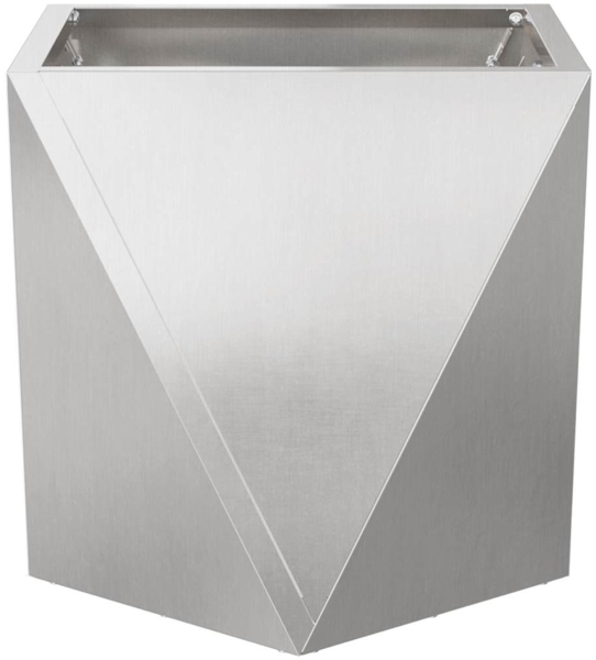 vidaXL Pflanzkübel Silber 40 x 40 x 40 cm Edelstahl 883830 Bild 4