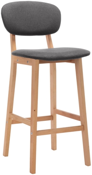vidaXL Barhocker 2 Stk. Dunkelgrau Stoff [289368]