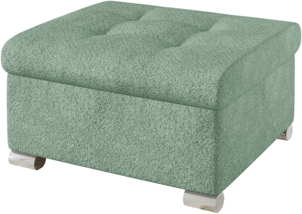 Polsterhocker Niko Klein (Farbe: Coral 75)