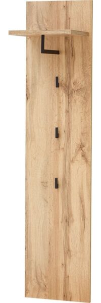 Innostyle Garderobenpaneel Sparks Garderobenpaneel, 35x153x30cm (B/H/T) (1 St), 1 Boden, 3 Haken, 1 Kleiderstange