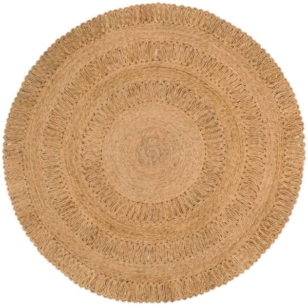 vidaXL Teppich Jute Handgeflochten 150 cm Rund 344951