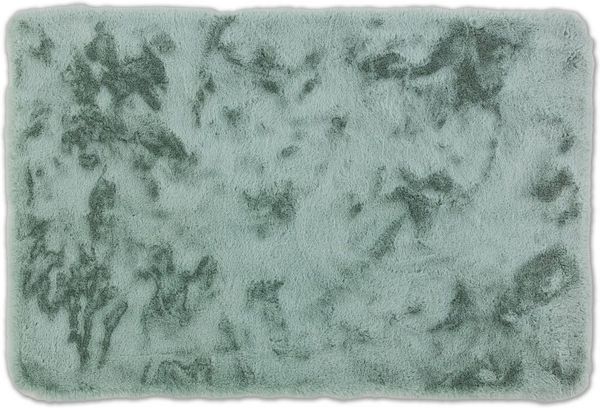 SCHÖNER WOHNEN-Kollektion Badematte Schöner Wohnen kuschelig-weicher Badteppich Bali 67x110cm Mint, 100% Polyester