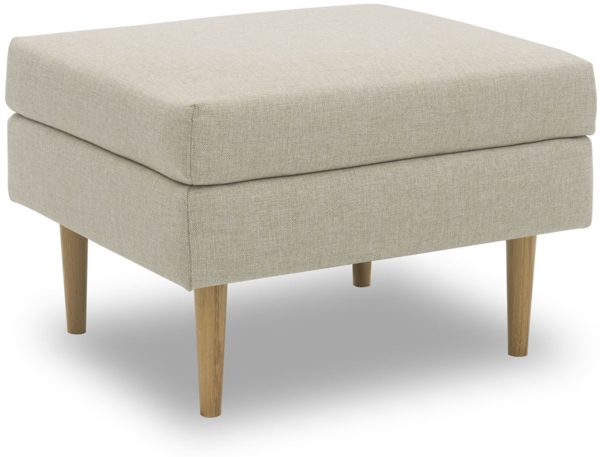 Gartenlounge Hocker Braelyn 70x46x60 mit Outdoorbezug in sand