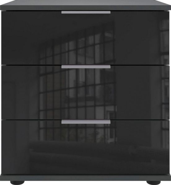 Nachtkommode Easy Plus Nachtschrank 52x38x56cm Farbe: grau