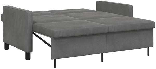 vidaXL Schlafsofa Dunkelgrau Stoff 42033353 Bild 6