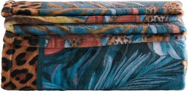 Wohndecke Fleece-Decke mit tropischem Print, Next
