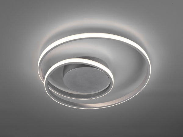 LED Deckenleuchte, Ring Design, dimmbar, 39 cm, ZIBAL