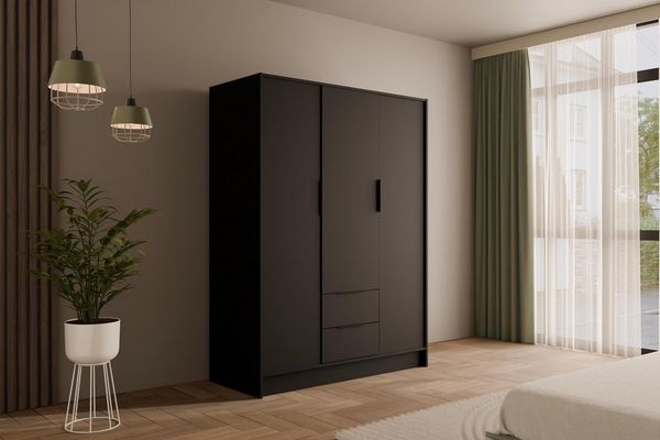 ALTDECOR Drehtürenschrank KOLIN (Kleiderschrank Garderobenschrank mit viel Stauraum, Moderner Schrank) Vielseitiger Drehtürenschrank mit Spiegeltüren Spiegel Flügeltüren