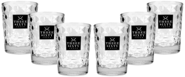 Three Sixty Tumbler Gläser Set – 6x Trinkgläser 0,2 l | Zeitloses Design für Bar & Alltag