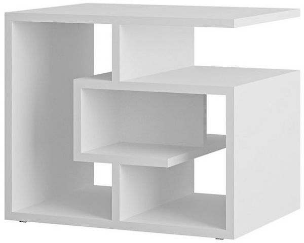 Decortie Beistelltisch Labirent, Moderner Beistelltisch/Couchtisch, 54 x 40 x 45 cm