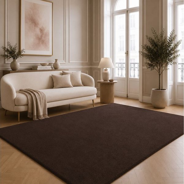 the carpet Teppich kuschelig & Super Soft, Anti-Rutsch Unterseite, rechteckig, Höhe: 16 mm, Waschbar bis 30 Grad, Felloptik, Wohnzimmer Teppich, Kundenliebling