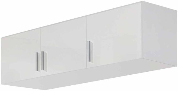 Schrankaufsatz Chile / Celle, Holzwerkstoff, Weiß, 136 x 39 x 54 cm