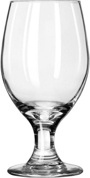 LIBBEY Gläser-Set Goblet Glas -PERCEPTION-, 414 ml, Ø 8,5 cm, H: 16,5 cm, 12er Set, 12-tlg, Glas, hochwertig verarbeitet, im modernen Design