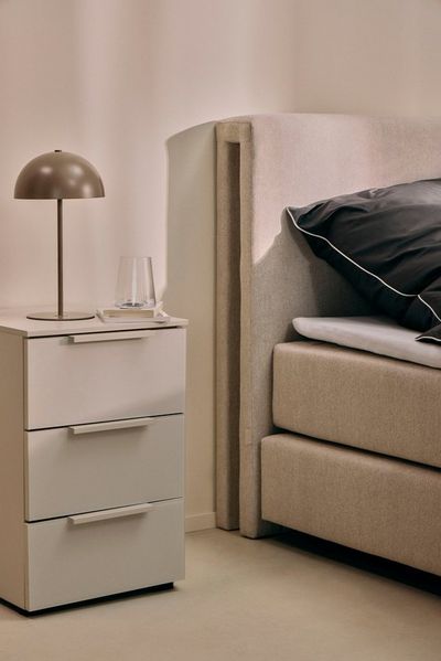 LeGer Home by Lena Gercke Tischleuchte Linnea Akku Variante, Dimmfunktion, LED fest integriert, Warmweiß, Pilzleuchte mit Akku, Höhe 38 cm, Ø 20 cm, 400 lm, 3000 K, CCT