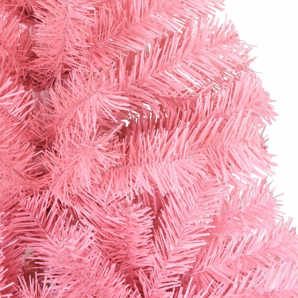 vidaXL Weihnachtsbaum mit 300 LEDs mit Ständer Rosa 210 cm PVC 3396443 Bild 9