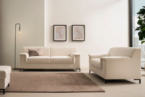 Home affaire Polstergarnitur Jamie 2, auch in Cord, Set: bestehend aus 1,5- und 2,5-Sitzer, (2-tlg), zeitlos, modern, mit komfortablem Federkern