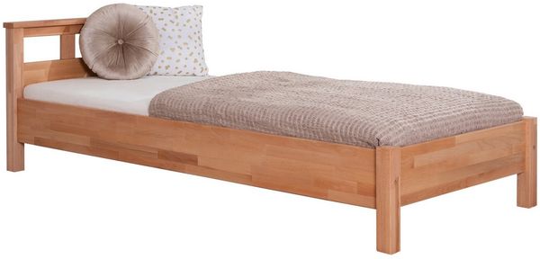 Einzelbett "Merci" 100x200 Buche massiv bio geölt