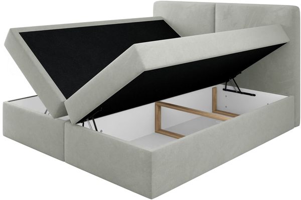 Boxspringbett Claire mit zwei Bettkästen (Farbe: Manila 02, 160 x 200) Bild 3