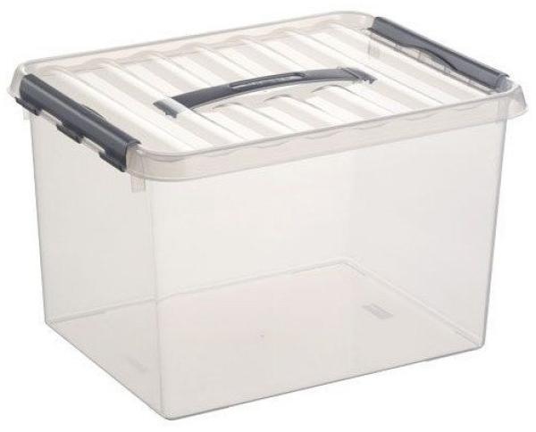 Sunware Aufbewahrungsbox mit Deckel 22 Liter 300x260x400mm transparent