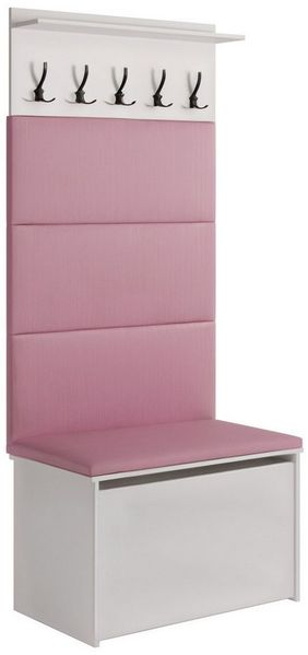 Raumhirsch Furniture Kompaktgarderobe ANDY Flurgarderobe modernes Design & praktischer Stauraum (Garderobenständer - Garderobe, Schuhschrank für Diele & Flur) Garderobenständer- Flurmöbel-Set mit Sitzbank