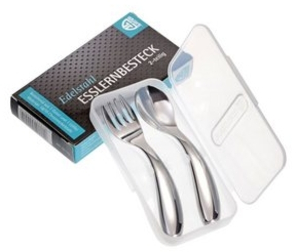 2-tlg. Esslern-Kinderbesteck in Kunststoffbox Bild 6