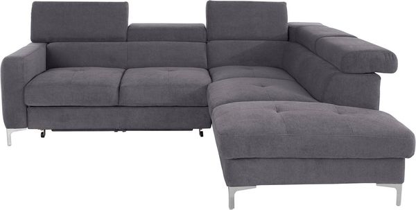 COTTA Ecksofa Sammy L-Form, mit Kopfteilverstellung, wahlweise mit Bettfunktion & Bettkasten