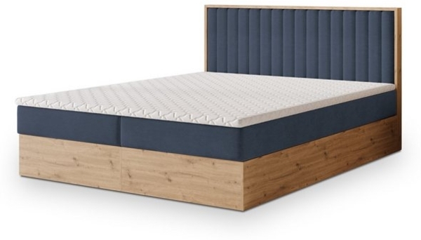 Masseno Boxbett VARELI 180x200 cm mit Bonell Matratze und Topper Bild 4