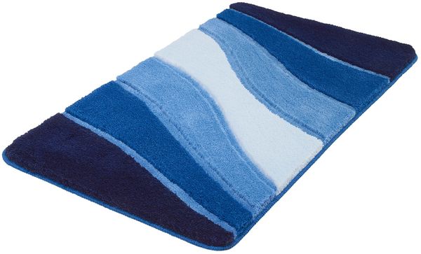 Badteppich Ocean 70 x 120 cm, Polyacryl, Blau, 120 x 2 x 70 cm