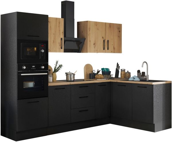 BASIC by Balculina Winkelküche Turin, Stellbreite 270x175 cm, wahlweise mit E-Geräten