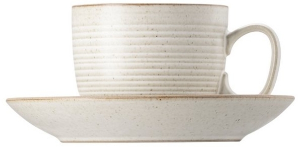 Thomas Porzellan Tasse Nature Sand Cappuccinotasse 2tlg, Steinzeug