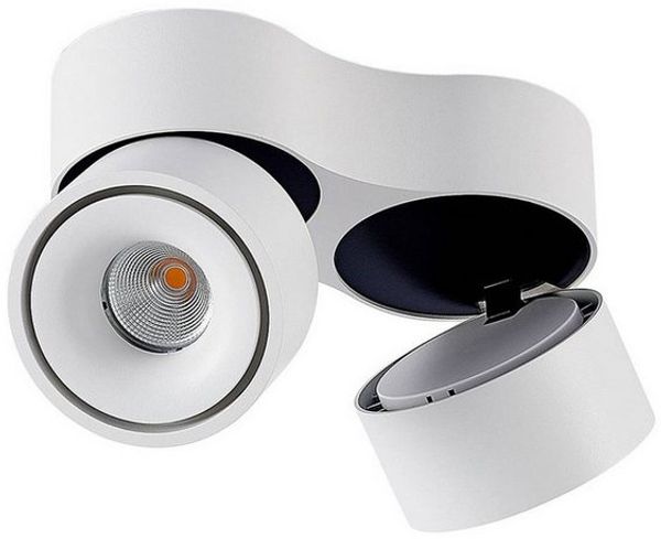 Arcchio Deckenstrahler Rotari, Nicht enthalten, 2x8,9 W LED, warmweiß