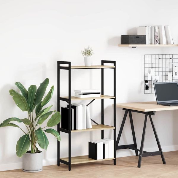 vidaXL Bücherregal Sonoma-Eiche 60 x 30 x 120 cm Holzwerkstoff 868390