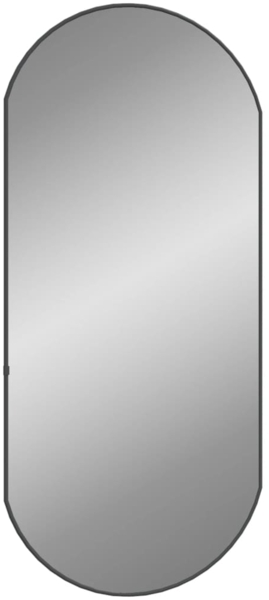 vidaXL Wandspiegel Schwarz 90x40 cm Oval 348207