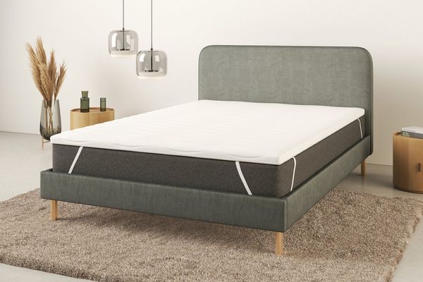 Älgdröm, Topper Tornby Topper 90x200 cm,180x200 cm, in 4 Härtegraden, 6 cm hoch, Kaltschaum, Matratze & Boxspringbett, Allergiker geeignet (Hausstauballergiker)