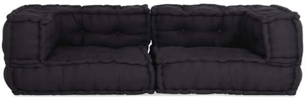 vidaXL 2-Sitzer-Modulsofa Anthrazit 140x70x36 cm Stoff 4019028