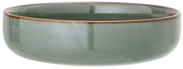 Bloomingville Schale Bloomingville Pixie Foodbowl 20 cm Grün Steingut (1 Schale), Steingut, (1 Schale)