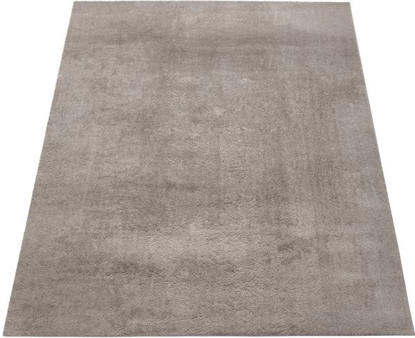 Paco Home Teppich Cadiz 630, rechteckig, Höhe: 14 mm, Uni-Farben, besonders weich, waschbar, auch als Läufer erhältlich